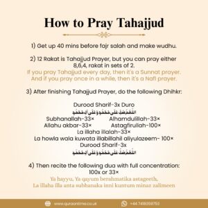 How to Pray Tahajjud