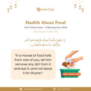 Hadith About Food